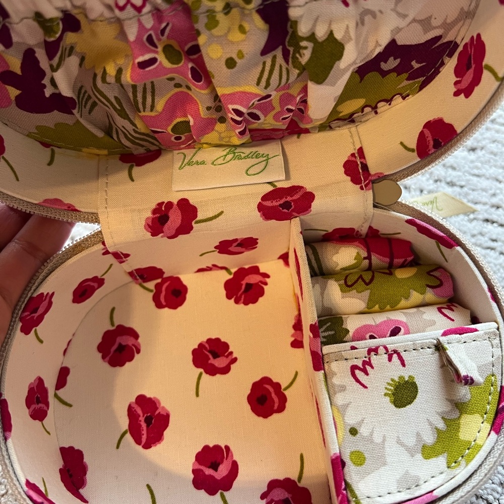 Vera Bradley Floral Quilted Jewelry Case - Picture 9 of 13